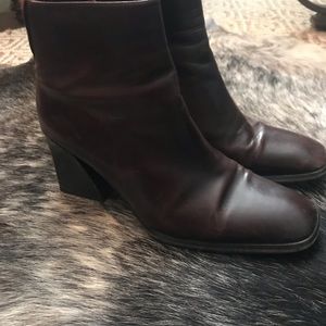 Via Spiga Brown Booties
